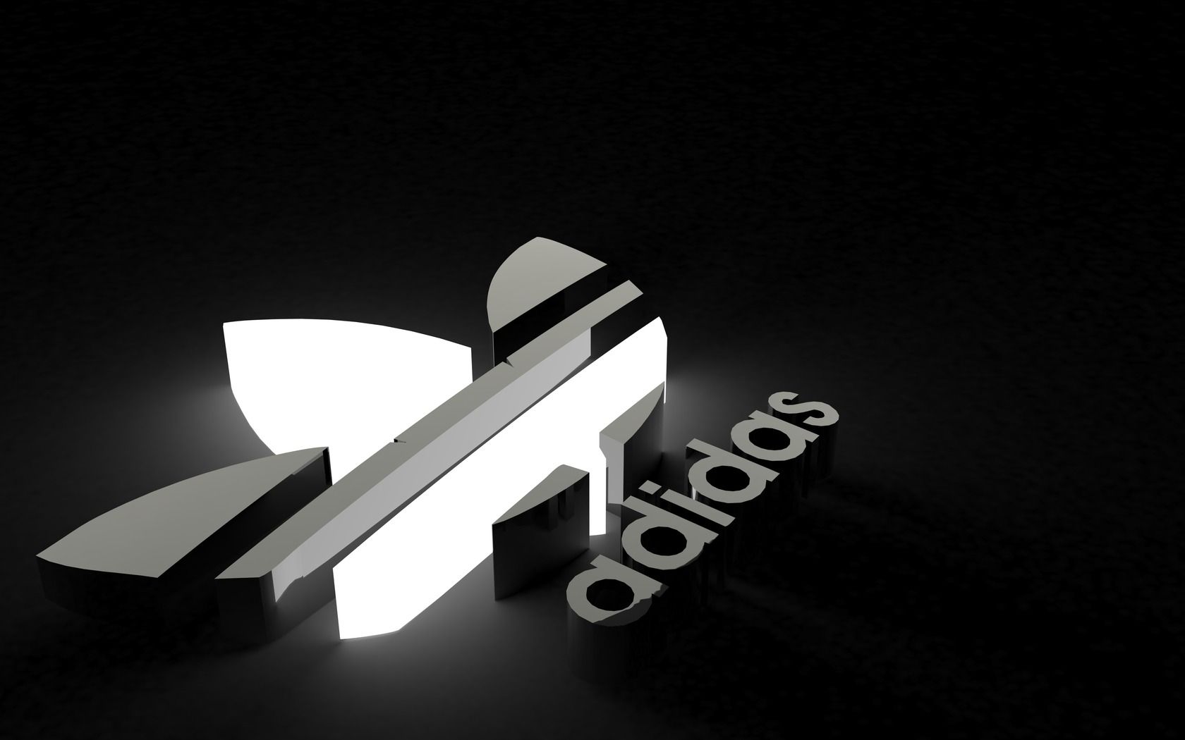 adidas logo black background, adidas iphone background