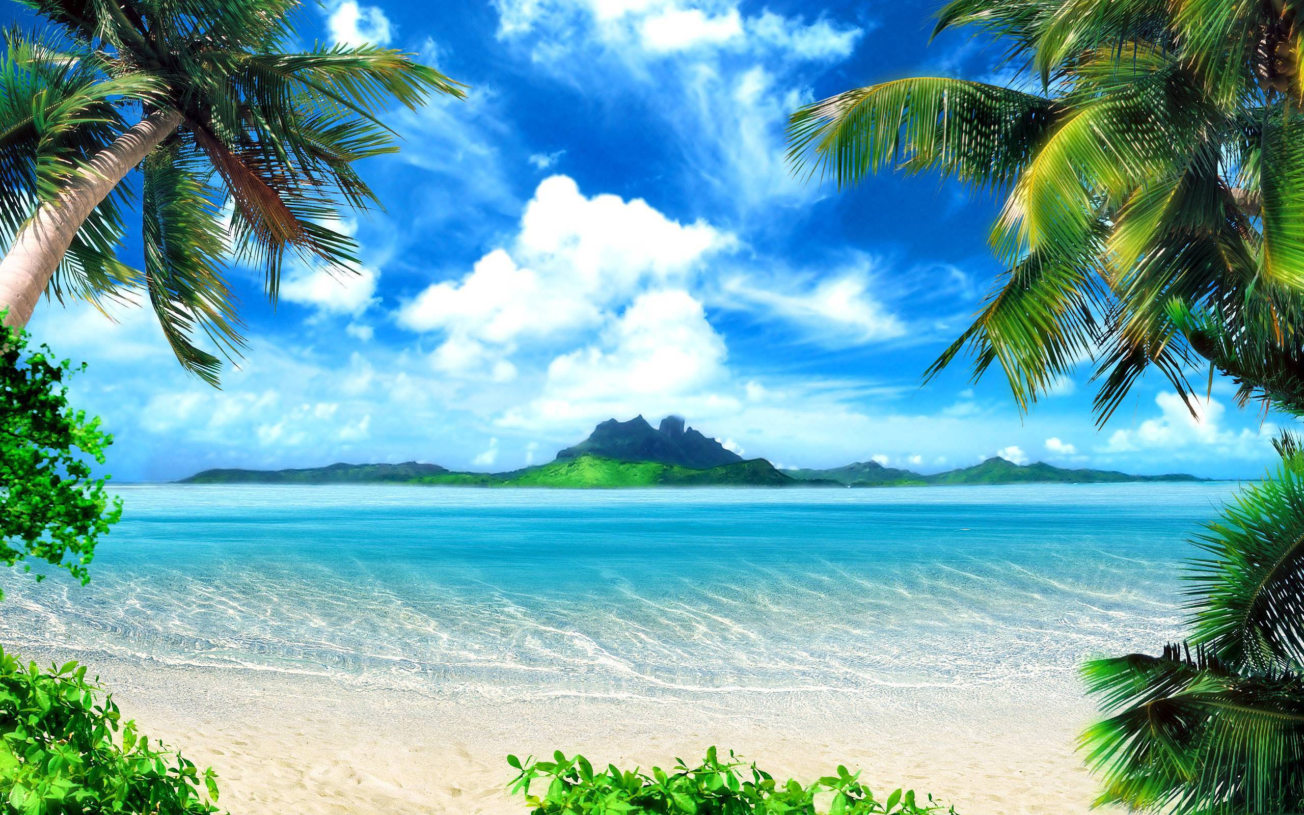 beach desktop background