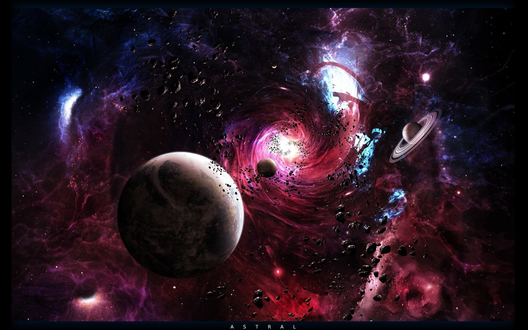black hole desktop background