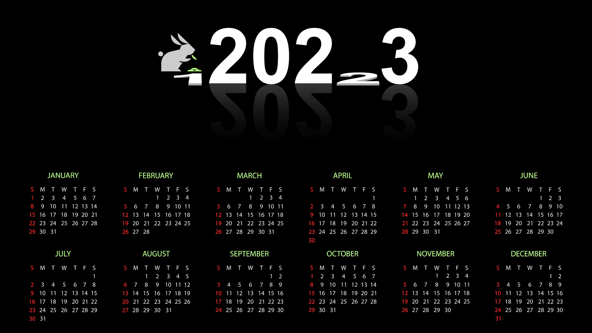 wiki calendar 2023 wallpaper