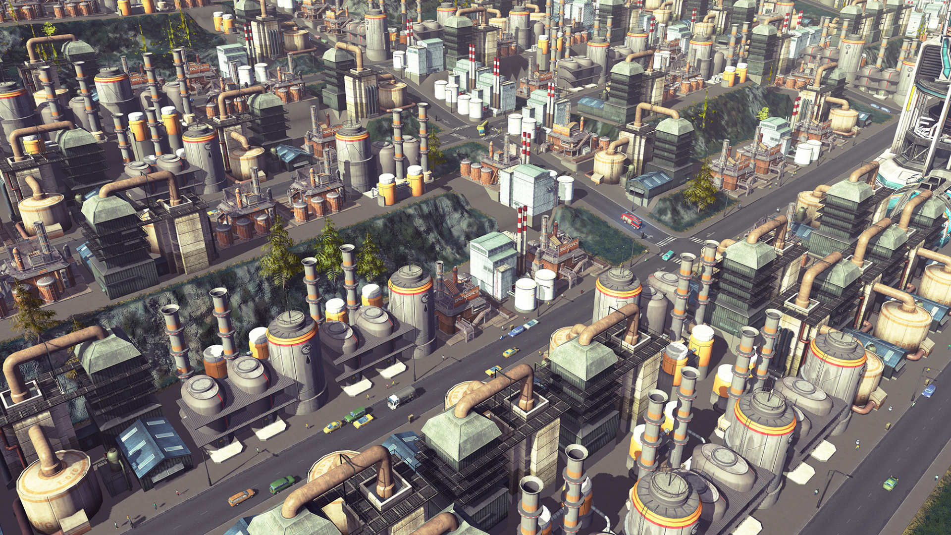 dual monitor cities skylines wallpaper