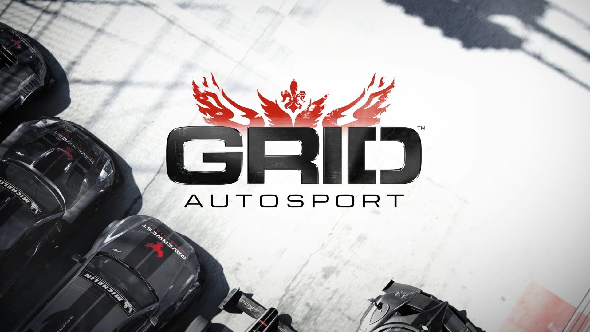 grid autosport logo hd wallpaper