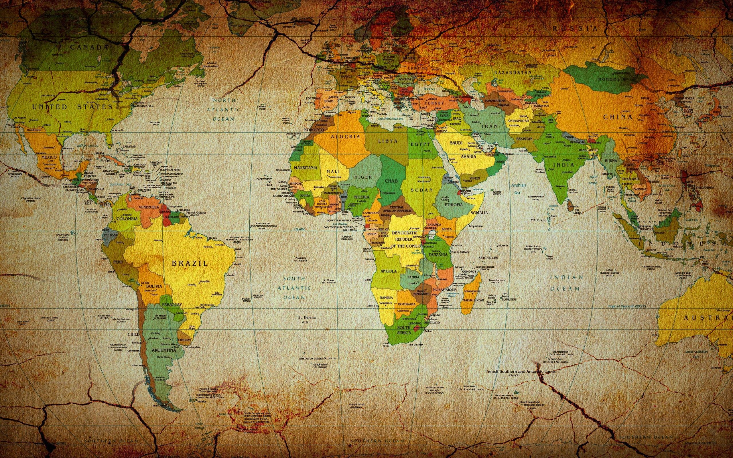 world map wall paper
