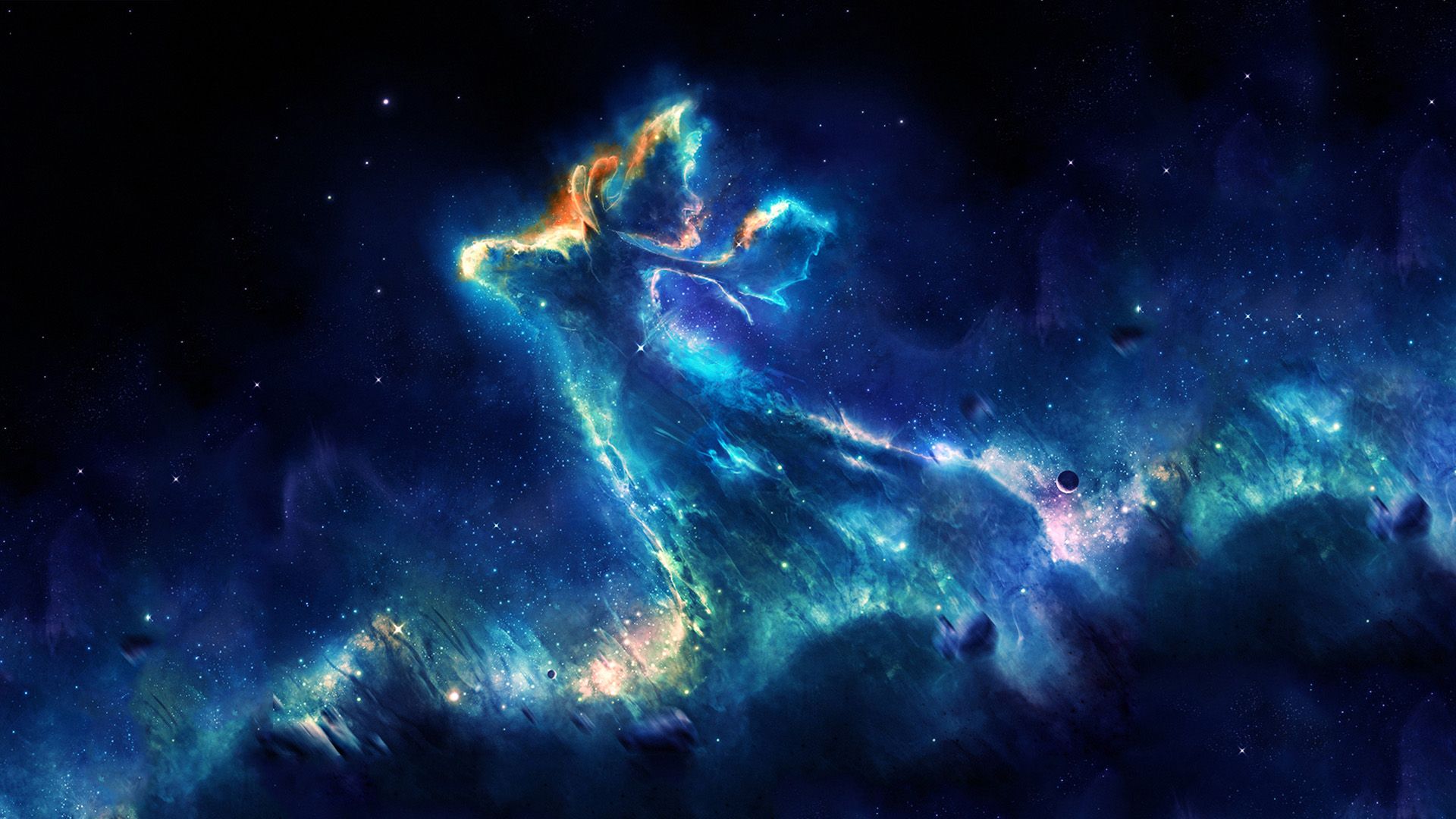 space nebula wallpaper 1920x1080