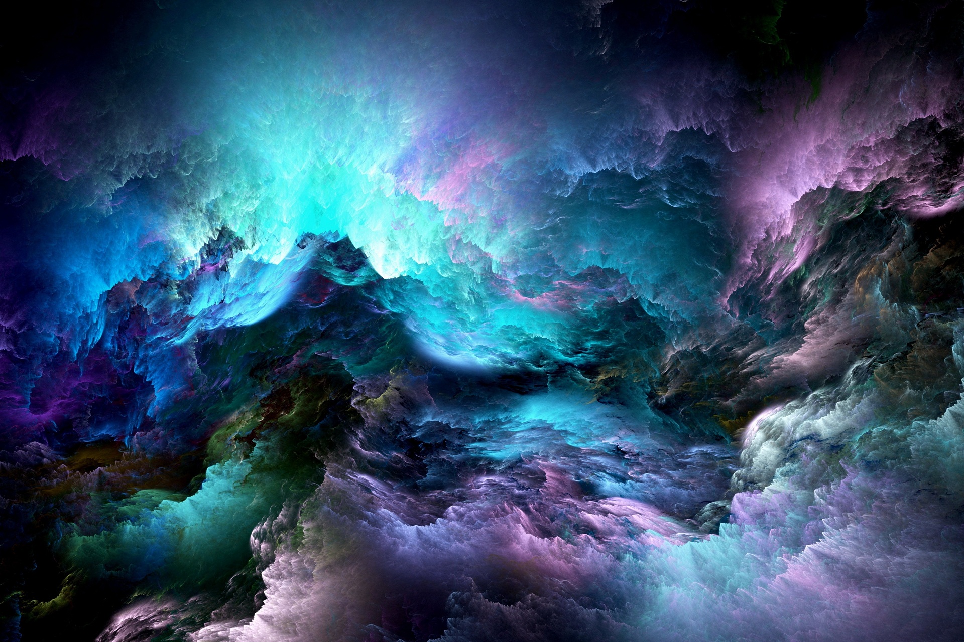 starry nebula wallpaper