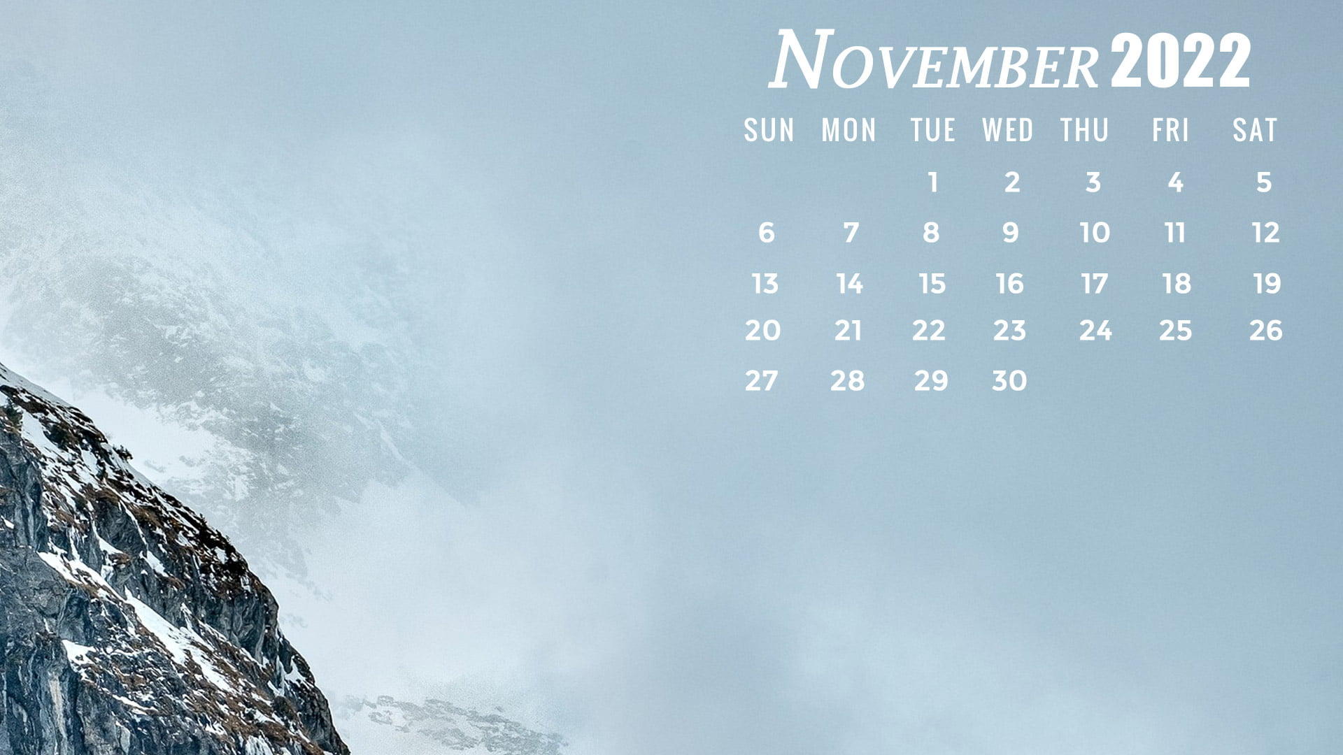 november 2022 calendar wallpaper and tab