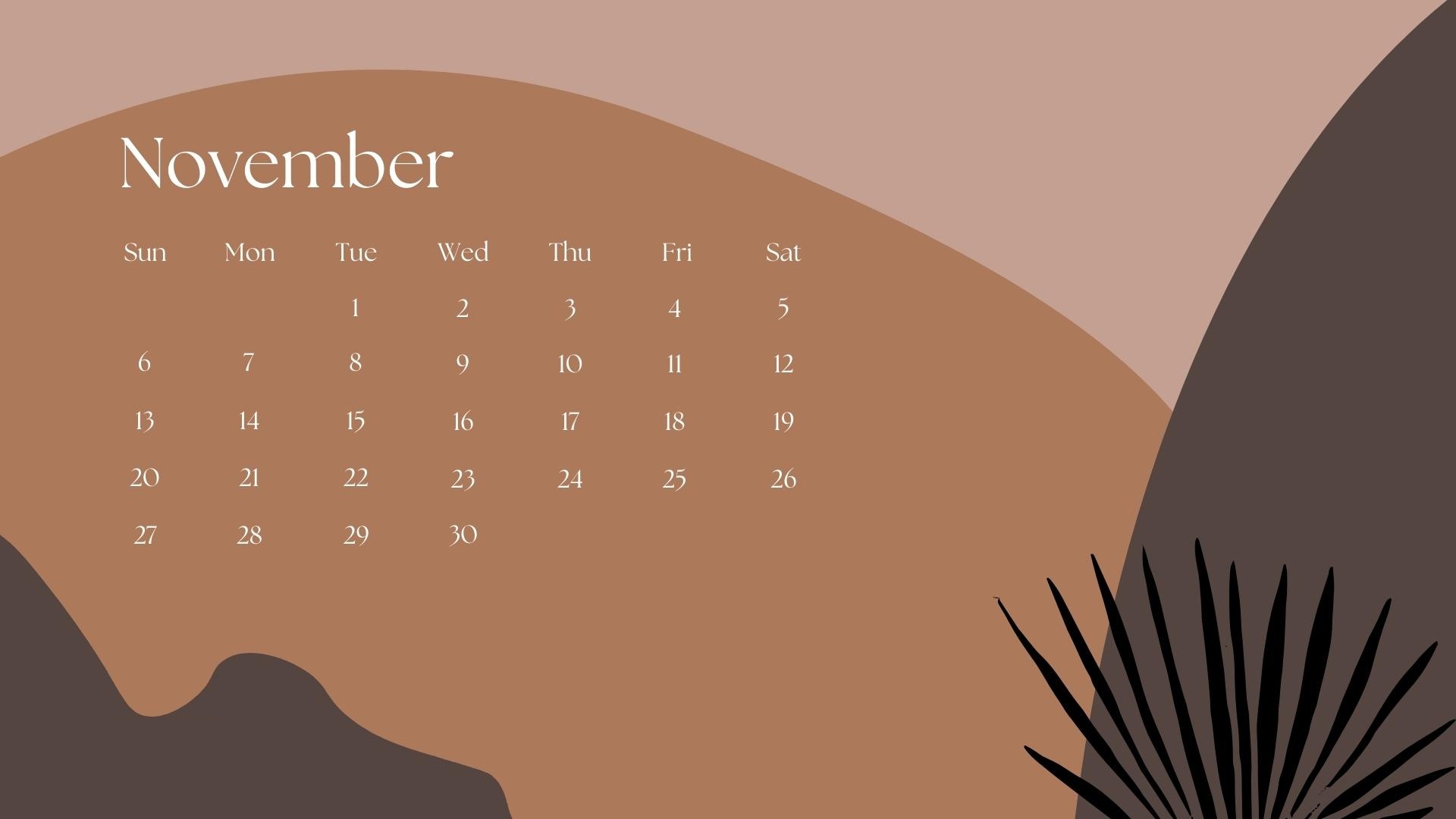 november 2022 calendar wallpaper gallery