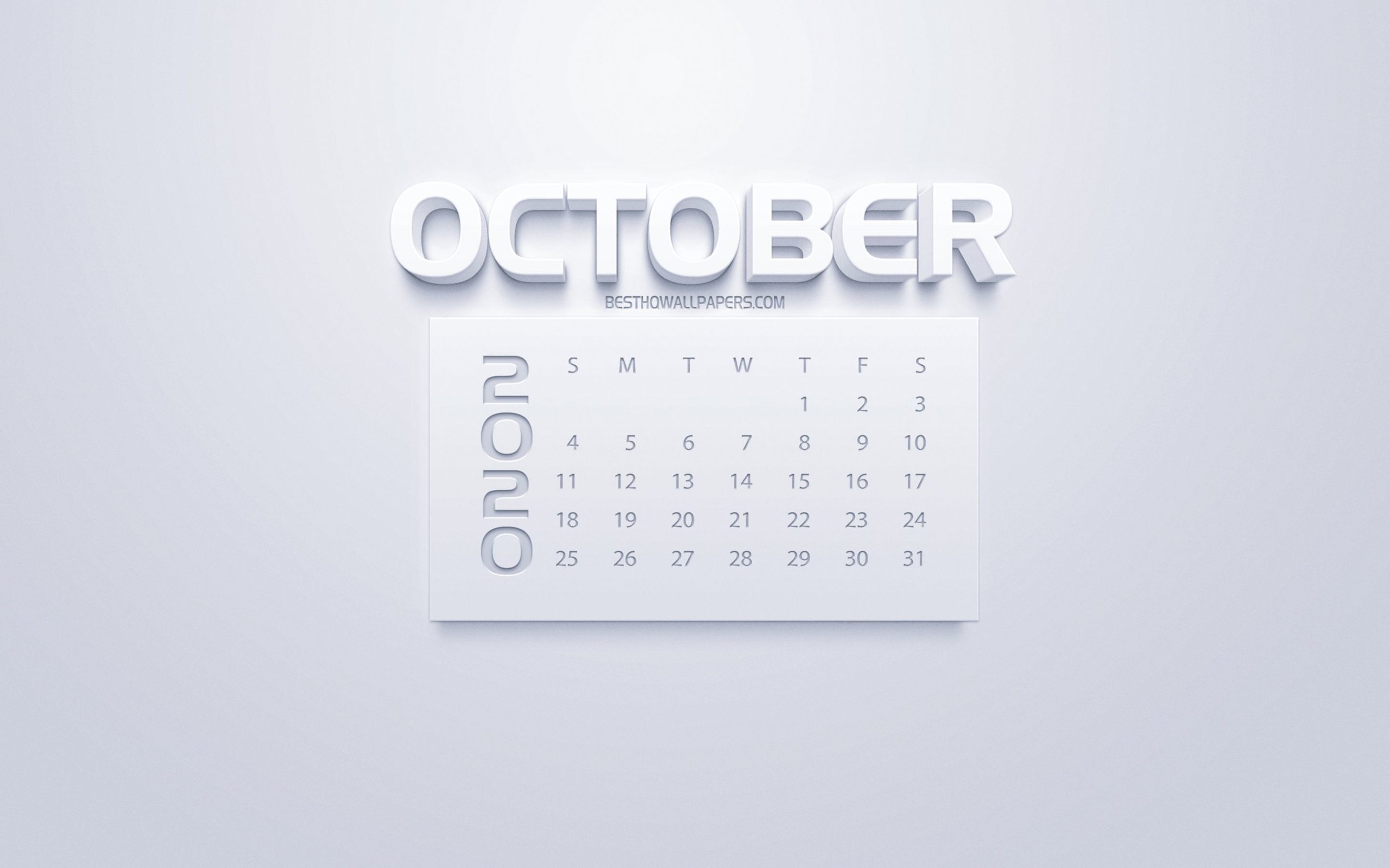 october calendar desktop wallpaper