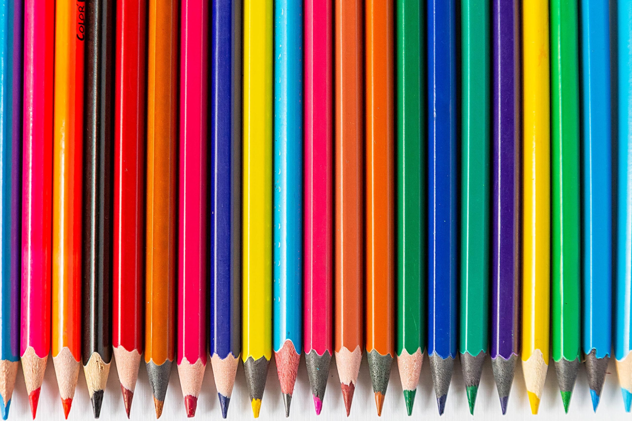 hd color pencils wallpaper