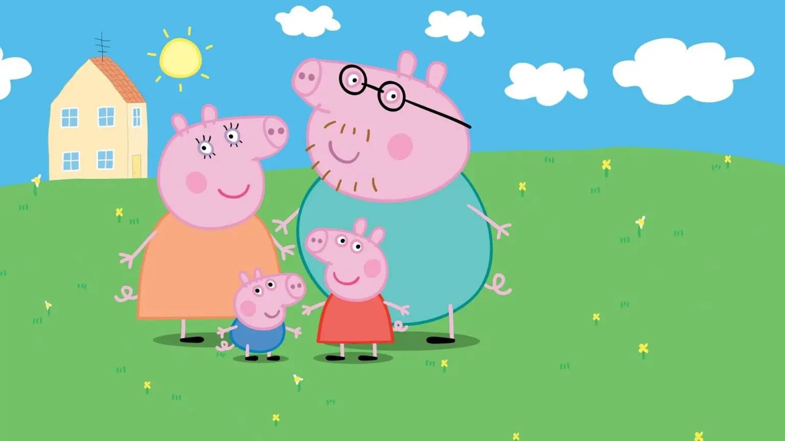 pic of peppa pig house wallpaper