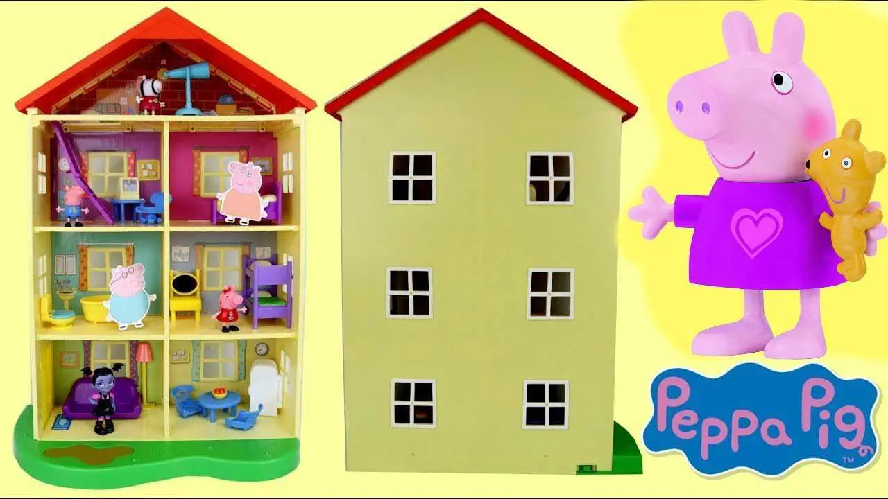 peppa pig house toys wallpapers
