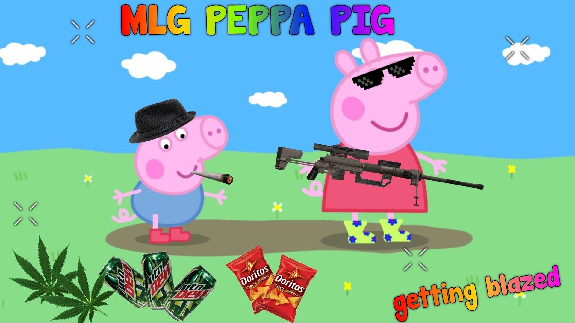 peppa pig gangsta wallpaper