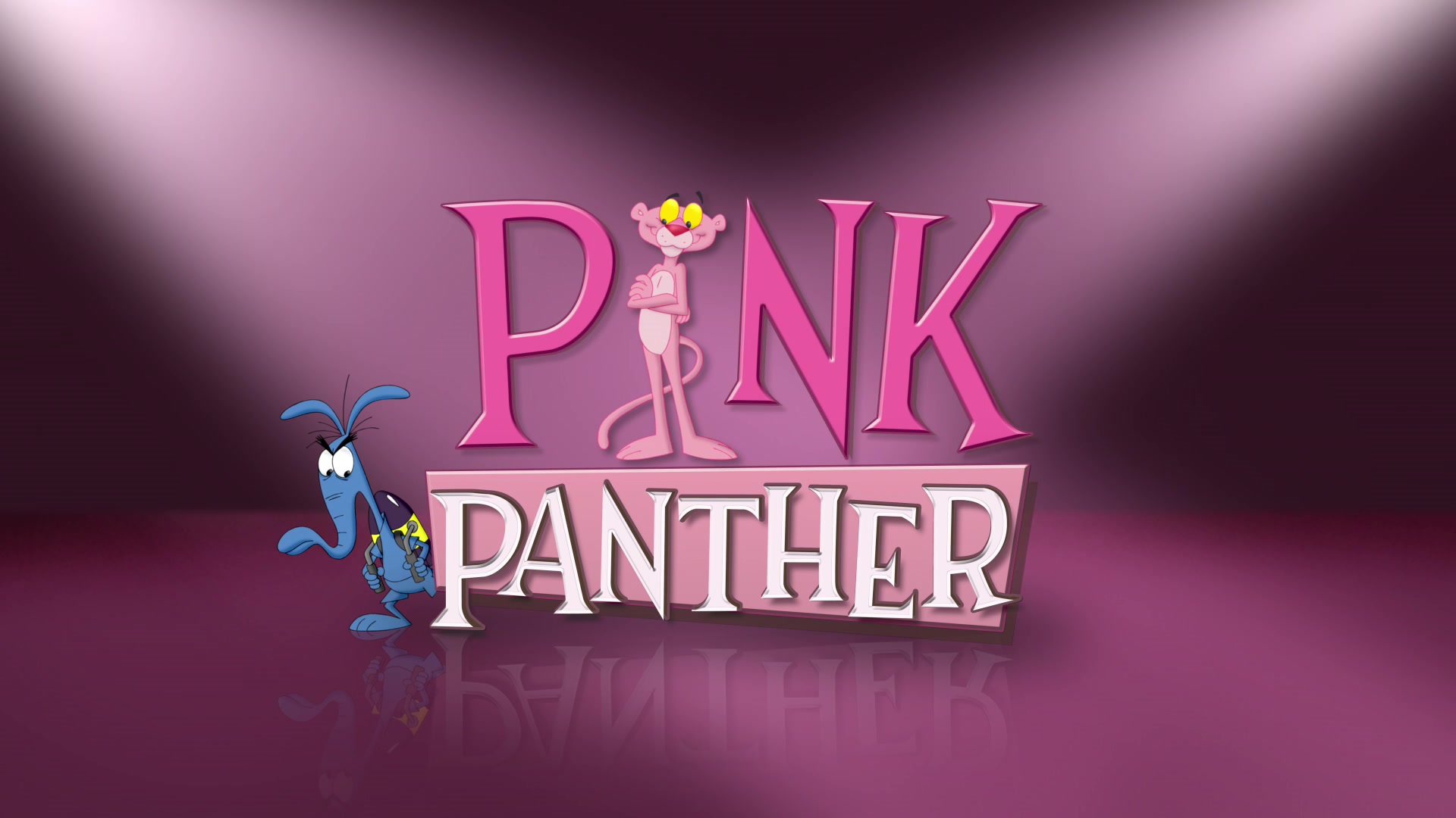 pink panther cartoon hd wallpaper