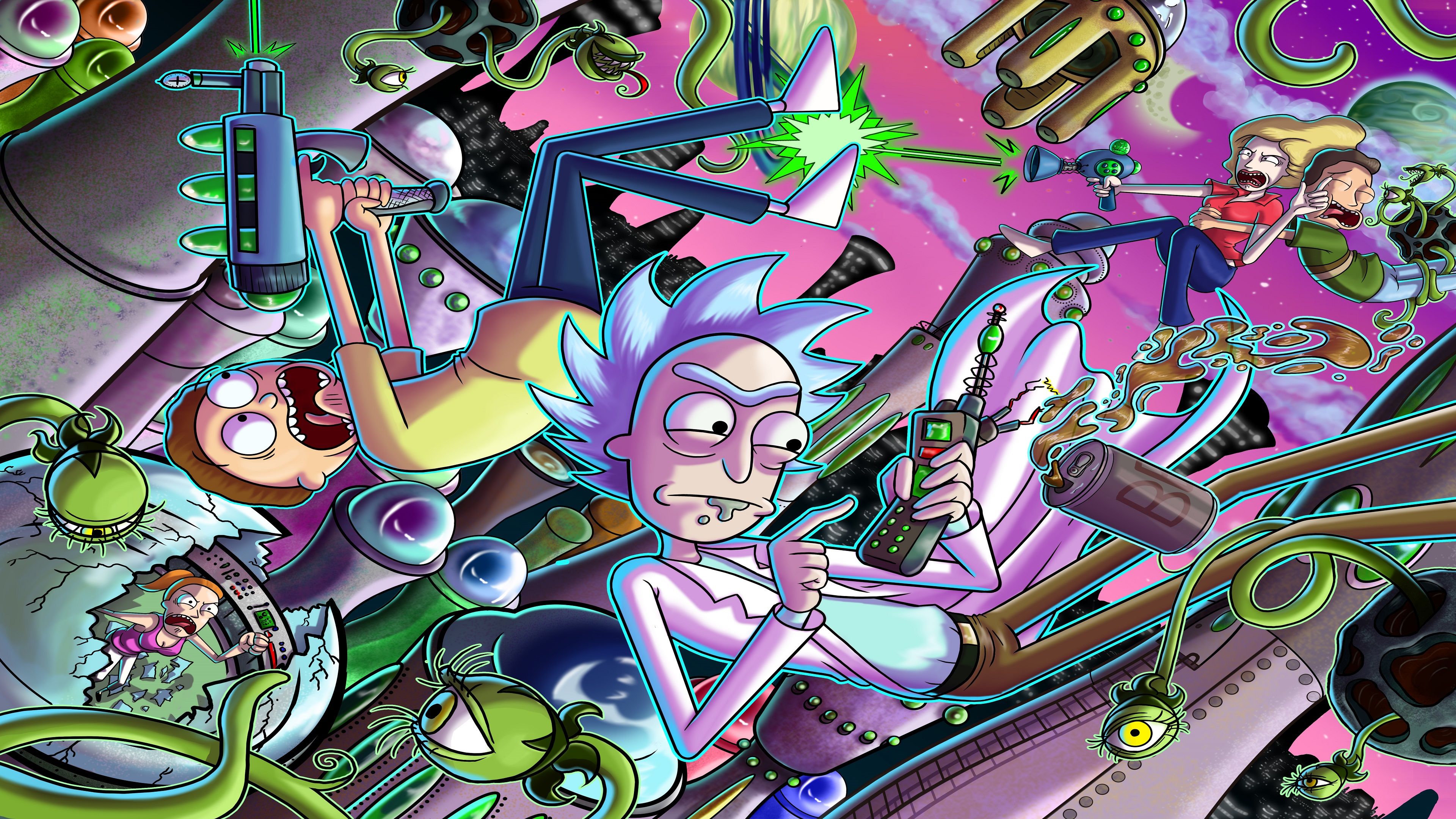 Featured image of post The Best 16 High Resolution Trippy Wallpaper Rick And Morty