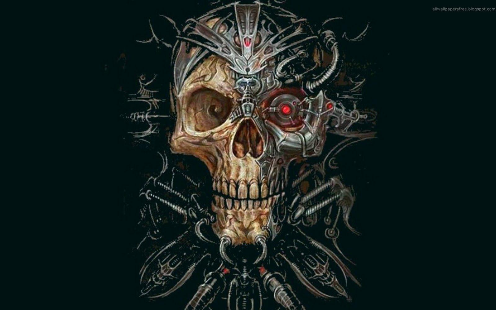 skull wallpaper free download