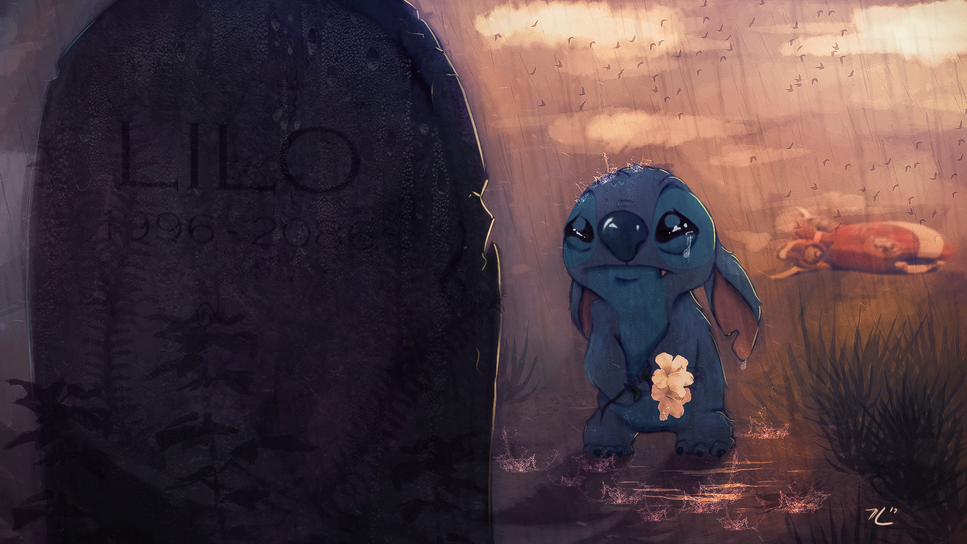 cute stitch wallpaper for laptop