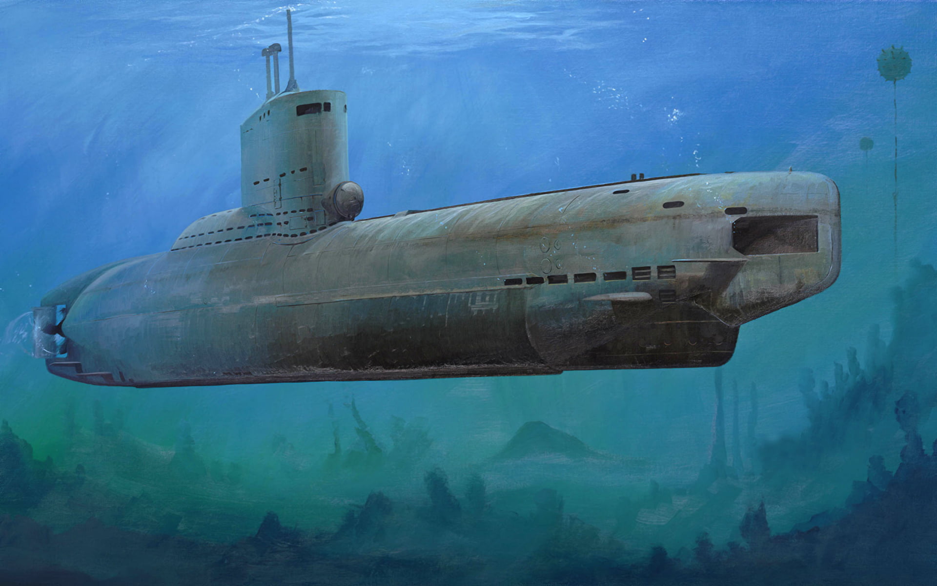 submarine wallpaper desktop