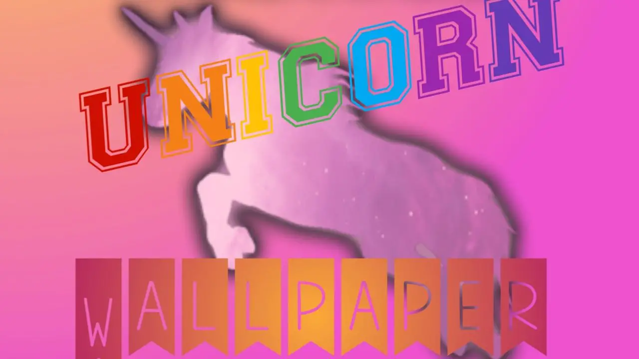 rainbow unicorn wallpaper