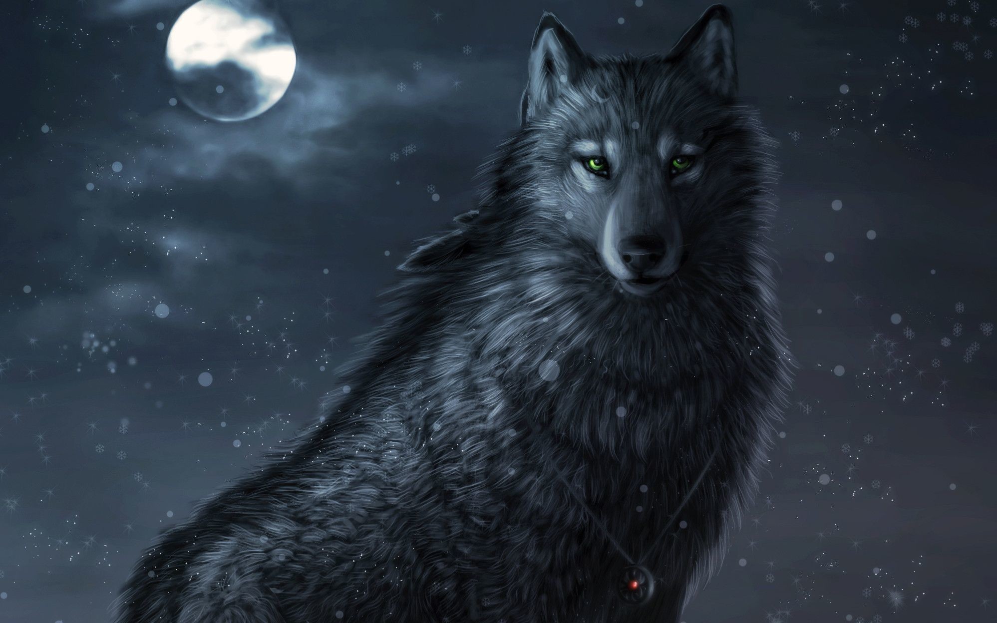 black wolf backgrounds