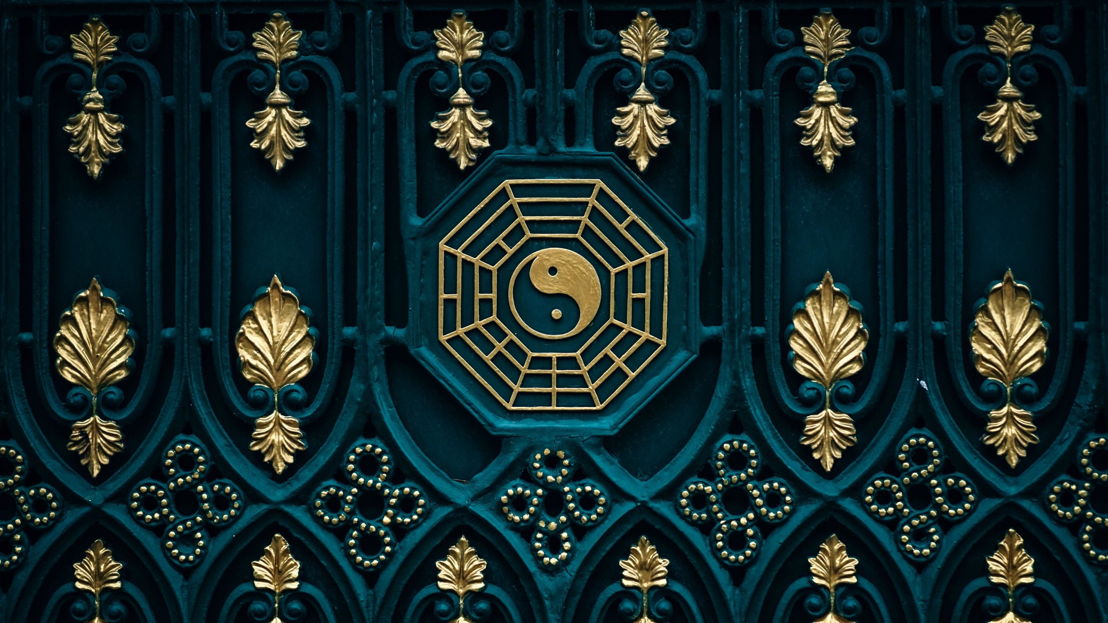 dragon yin yang wallpaper, ying yang image