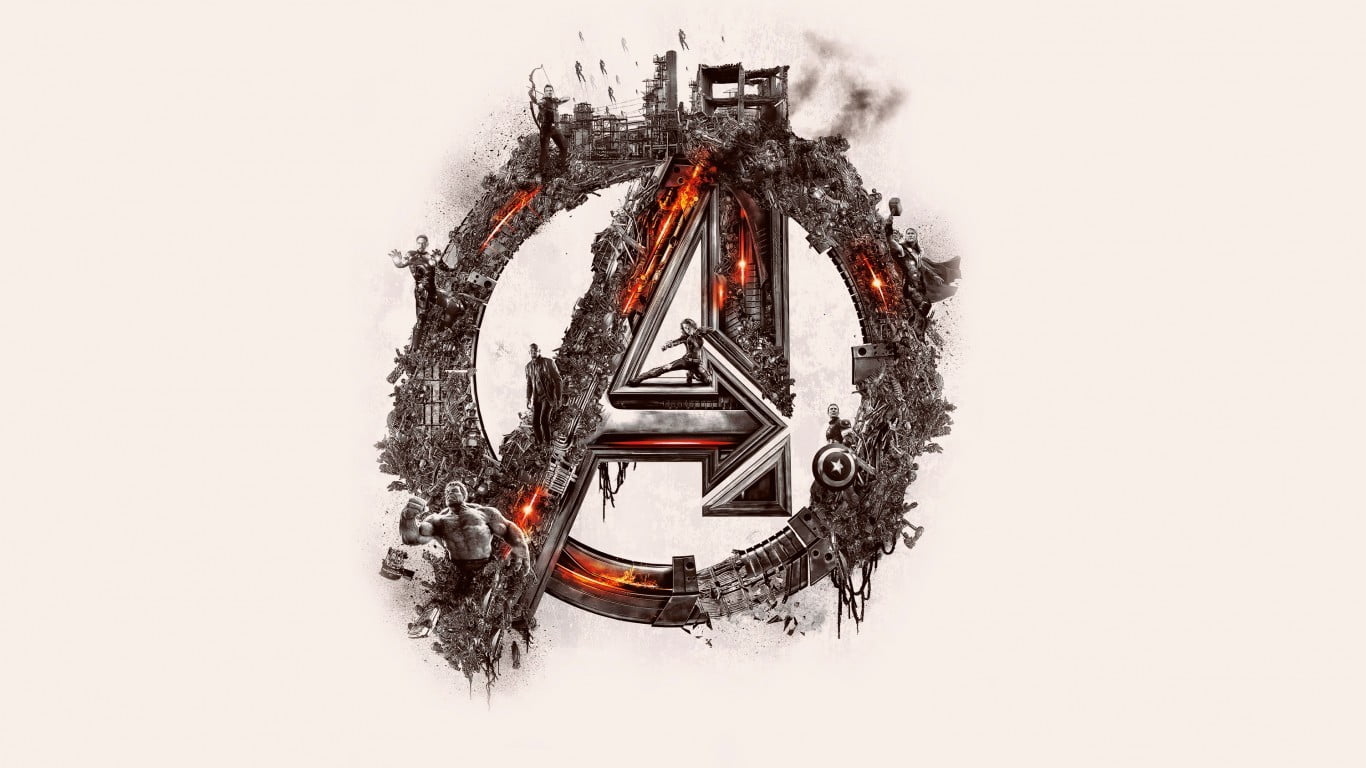 all of the avengers logo wallpaper