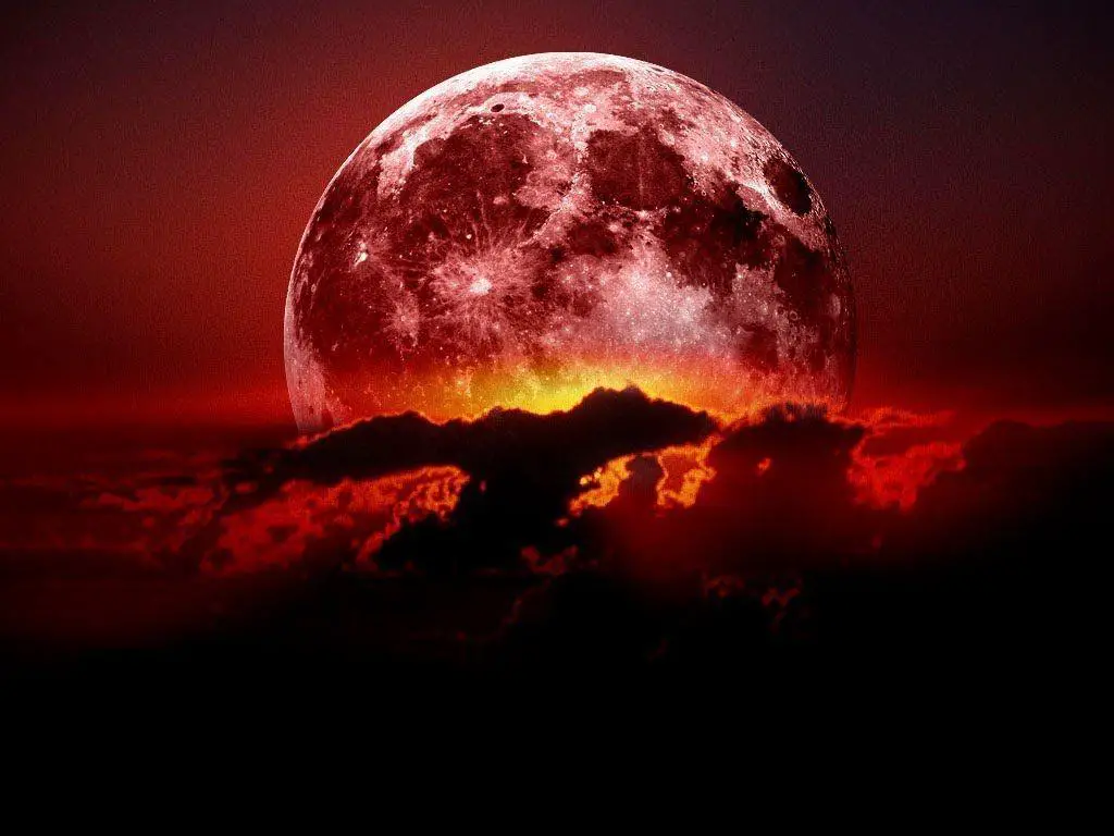 red moon wallpaper, blood moon diana wallpaper