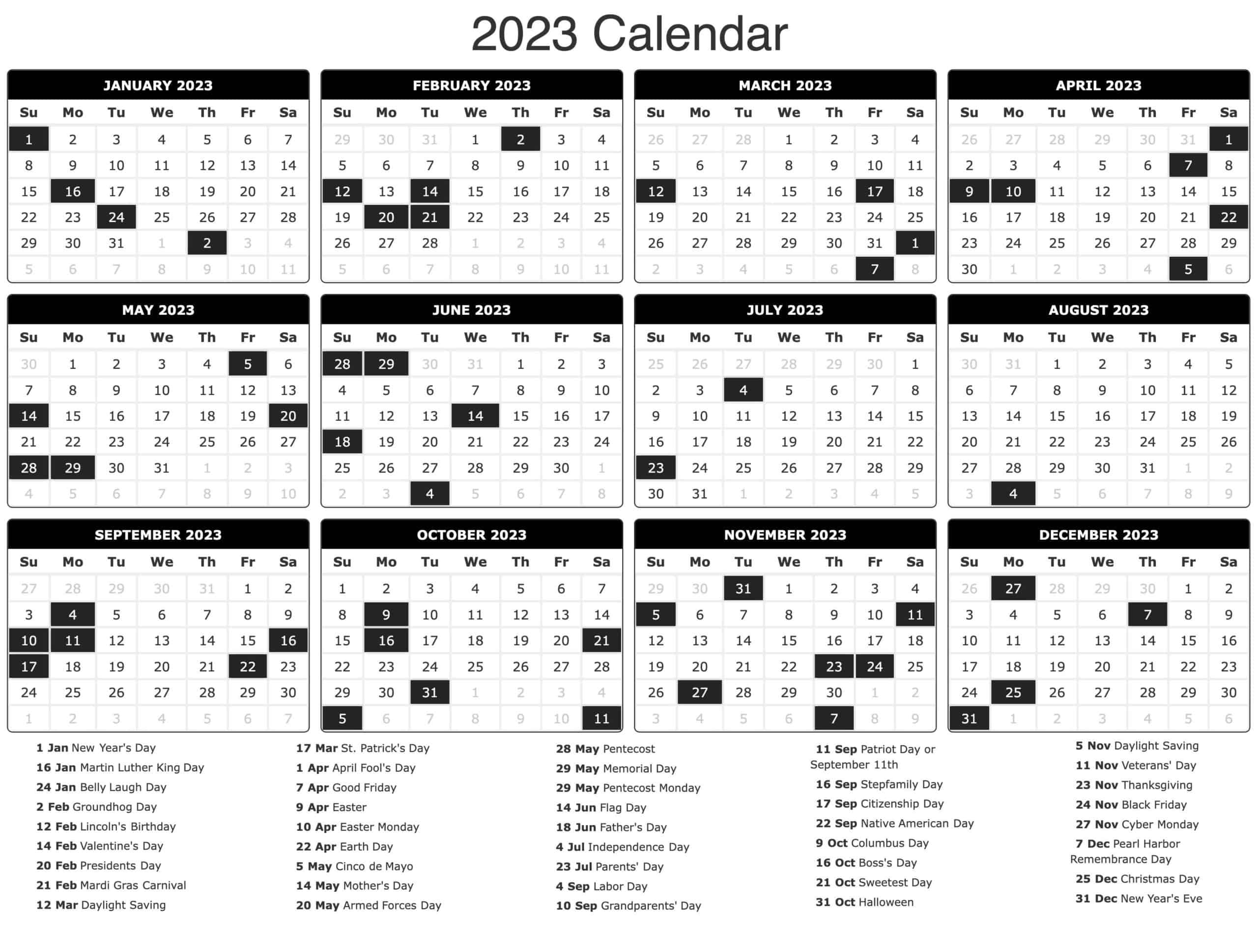 2023 february calendar wallpaper