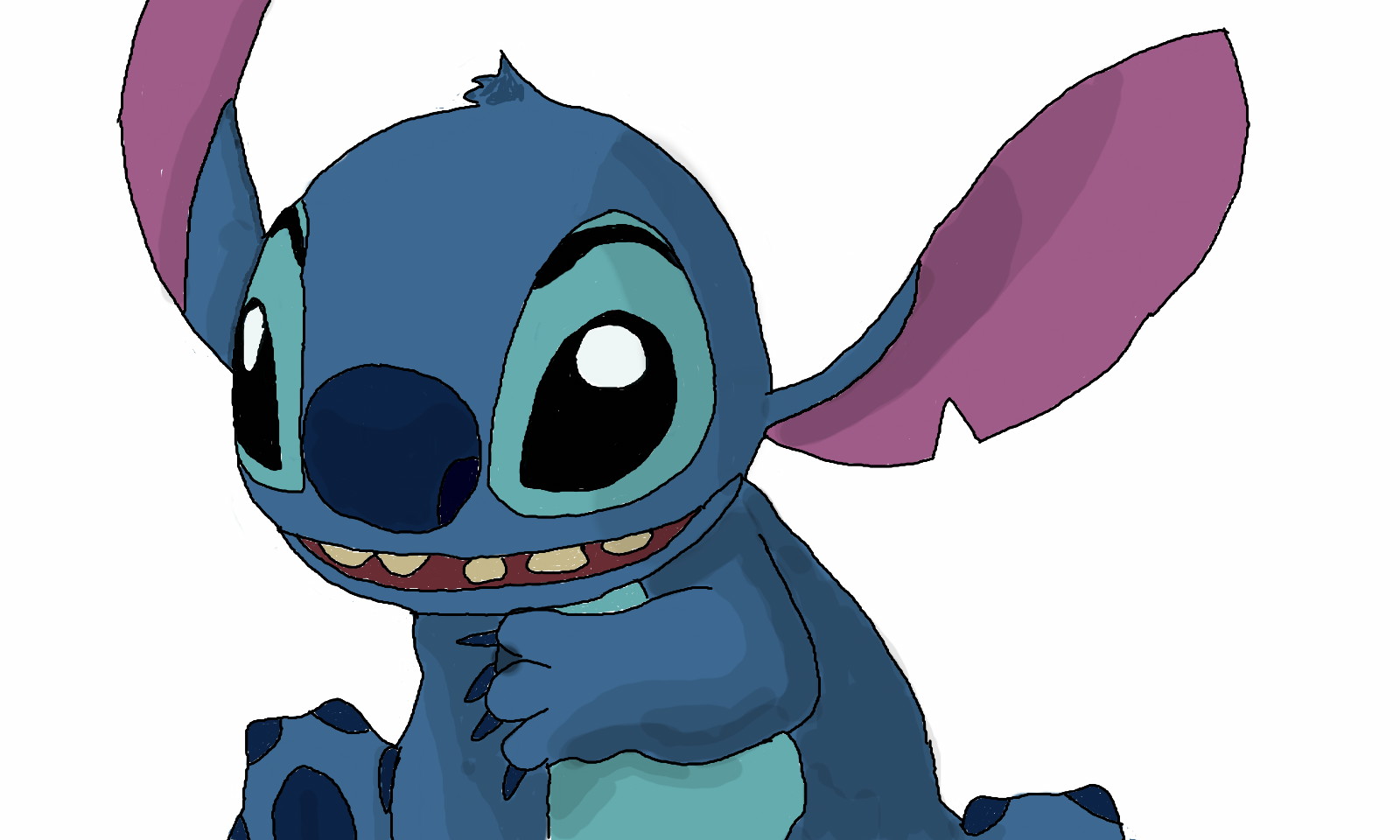 cute angel and stitch wallpaper