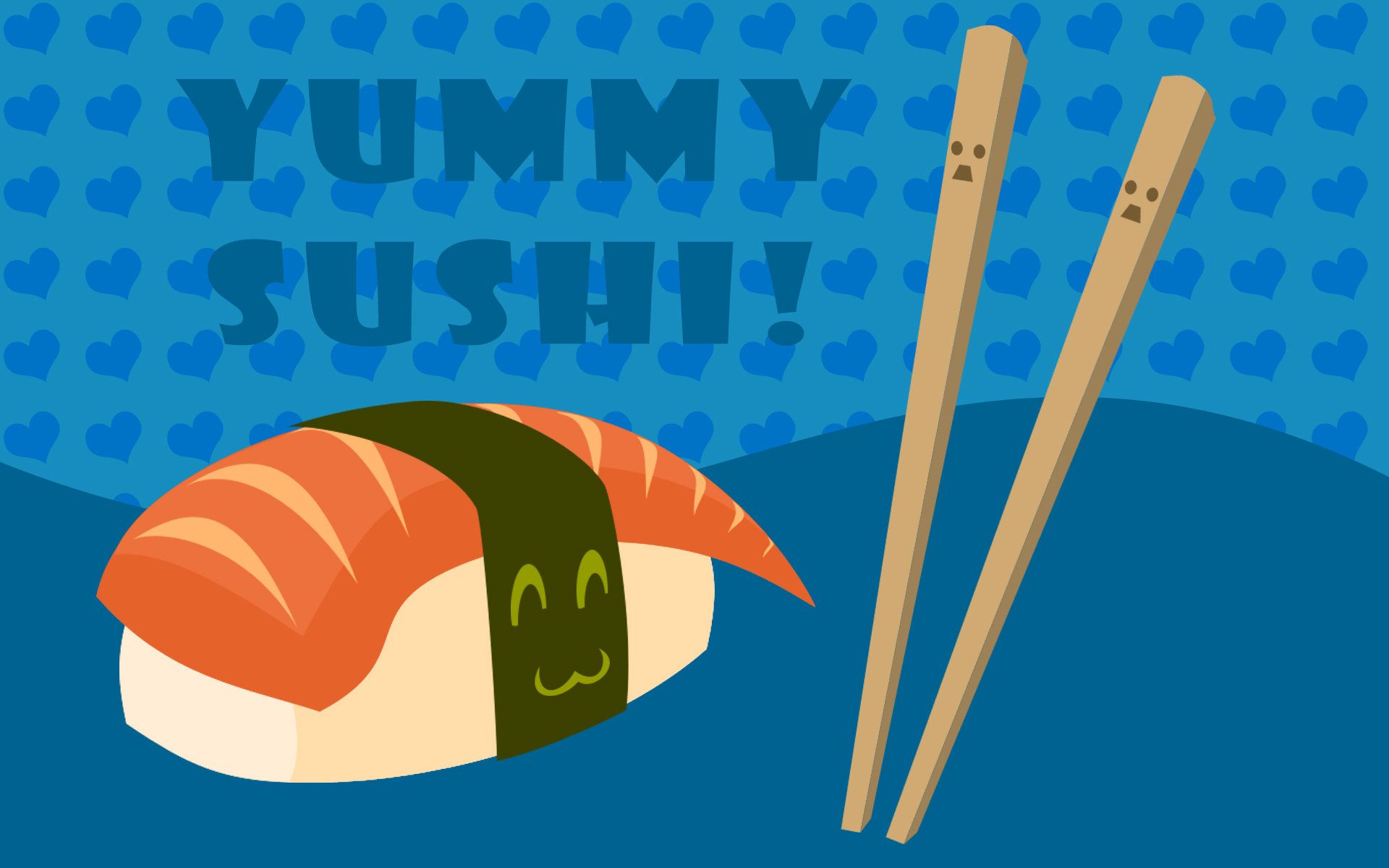 sushi wallpaper